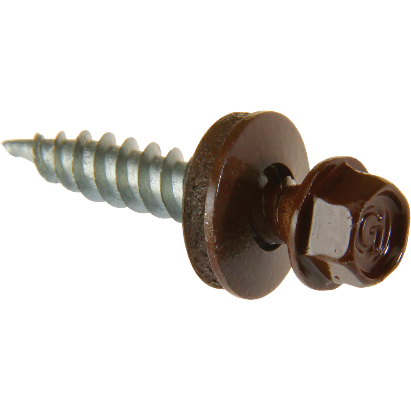 Do it #9 x 1 In. Hex Washered Brown Framing Screw (250-Count) Image 1