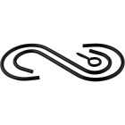 National Hardware 6 In. Black Steel Extension Hook Kit Image 1