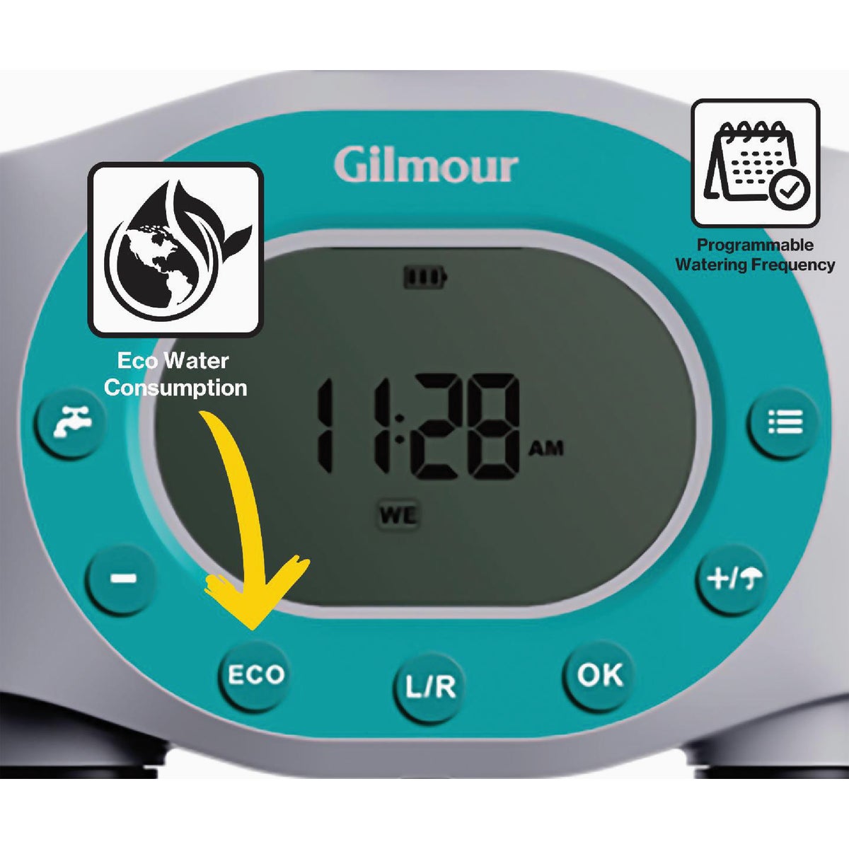 Gilmour LCD Timer Dual Spigot Image 2