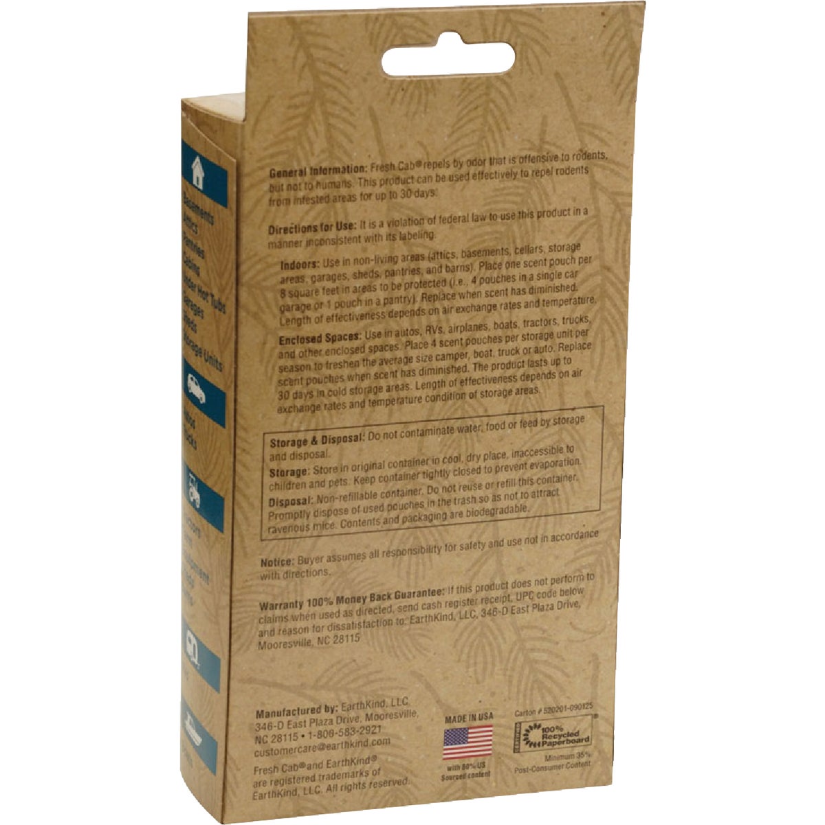 EarthKind Fresh Cab Botanical Rodent Repellent (2-Pack) Image 2