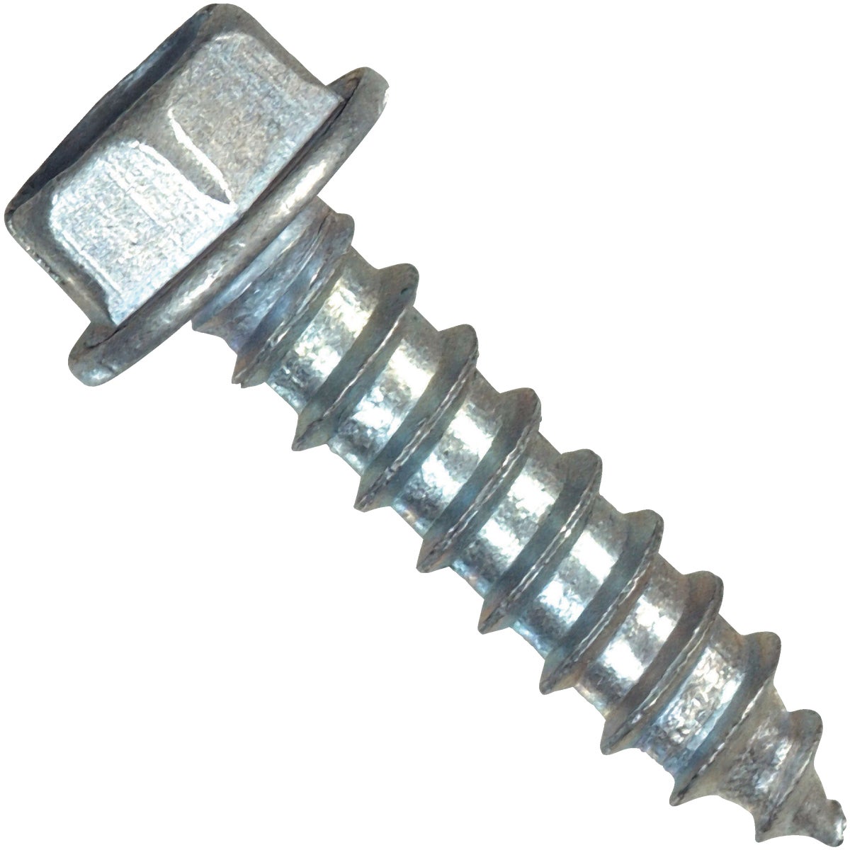 Hillman #10 x 3/4 In. Slotted Hex Washer Head Zinc Sheet Metal Screw (100-Count)
