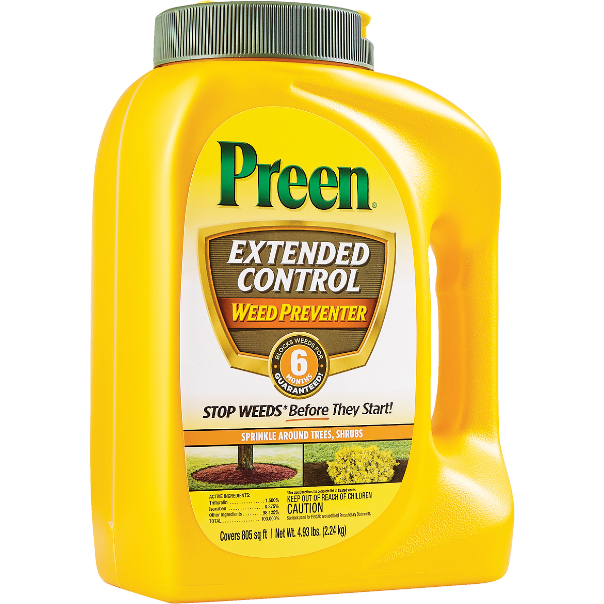 Preen Extended Control 4.93 Lb. Ready To Use Granules Weed Preventer Image 9