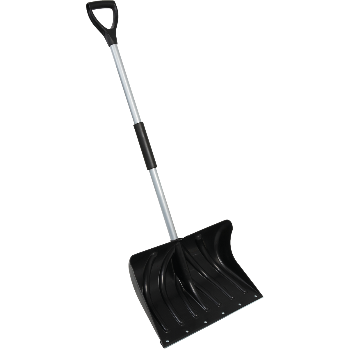 20 In. Poly Snow Shovel with Steel Wear Strip and 38 In. Steel Handle Image 1