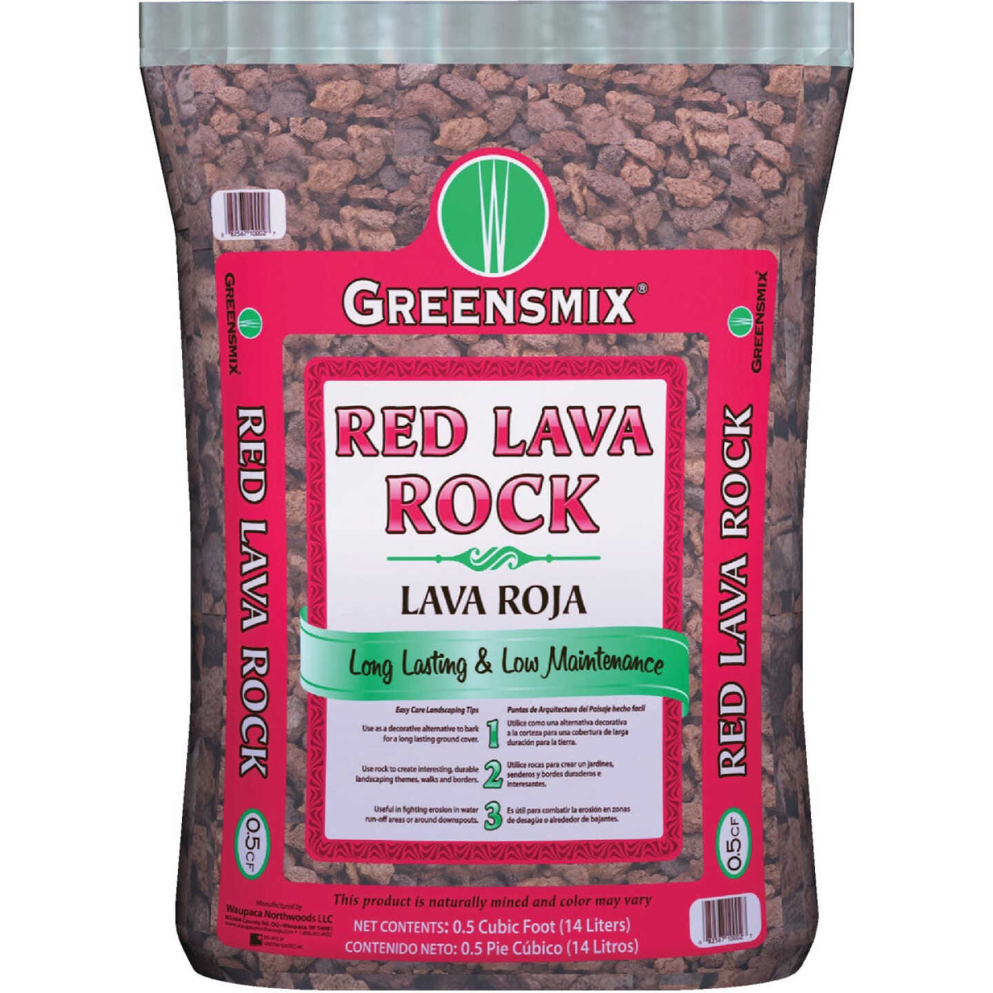 Greensmix 0.5 Cu. Ft. Red Volcanic Rock, 25 Lb. Image 1