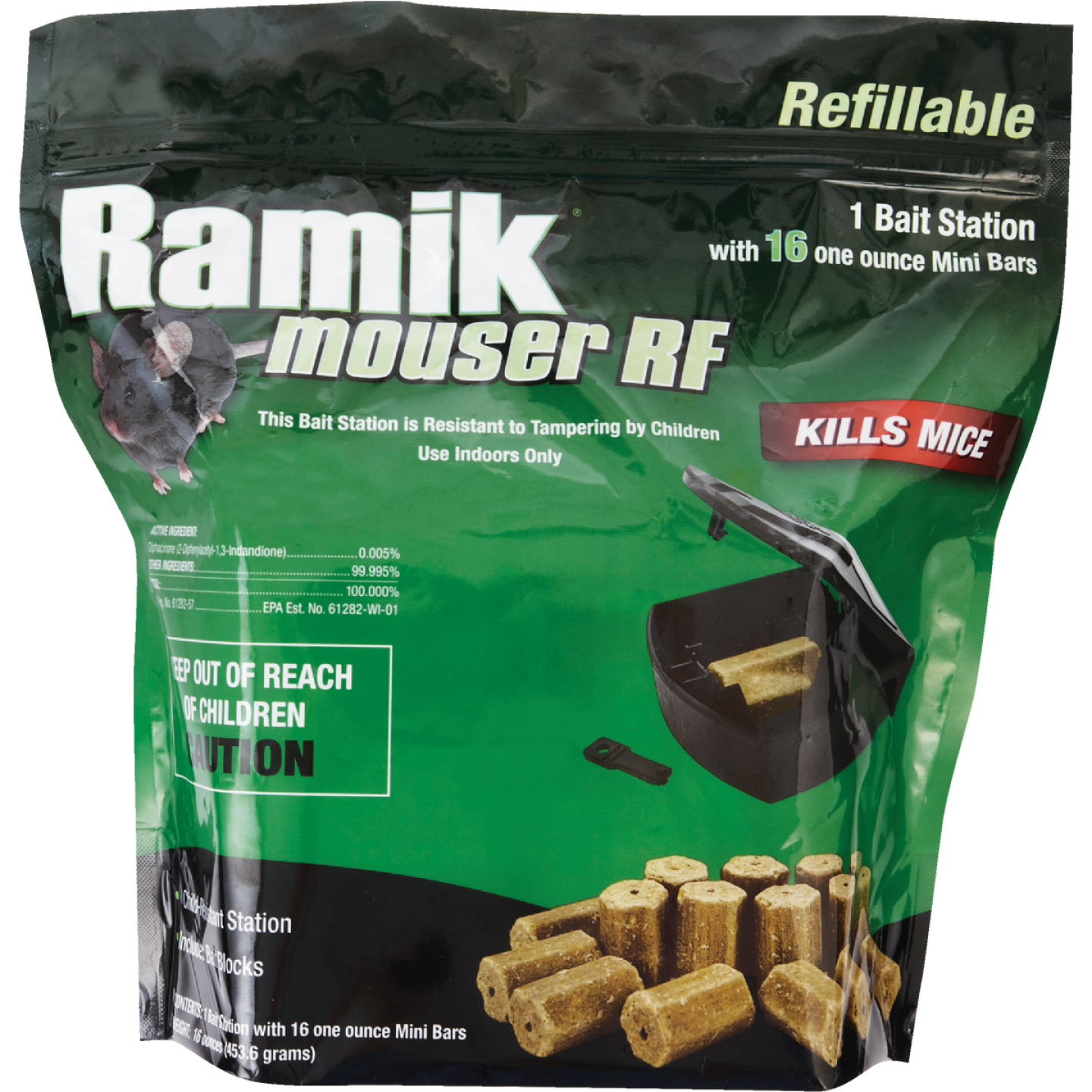 Ramik Mouser RF Refillable Mouse Bait Station (16-Refill) Image 2