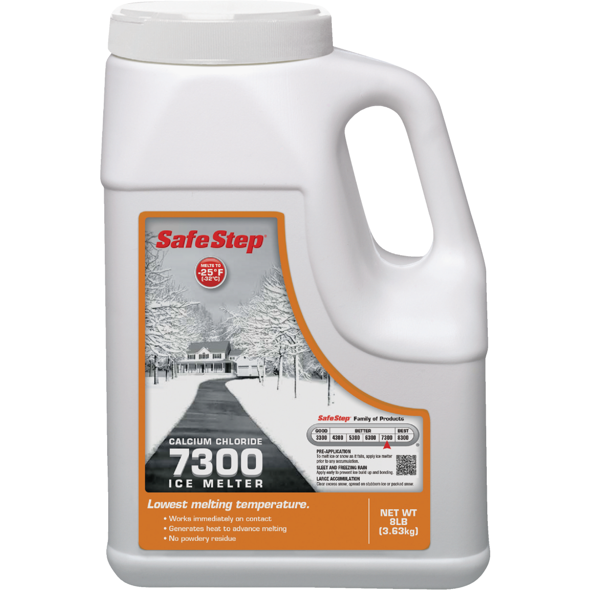 Safe Step 7300 8 Lb. Calcium Chloride Ice Melt Pellets Image 1