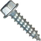 Hillman #14 x 3/4 In. Slotted Hex Washer Head Zinc Sheet Metal Screw (100 Ct.) Image 1