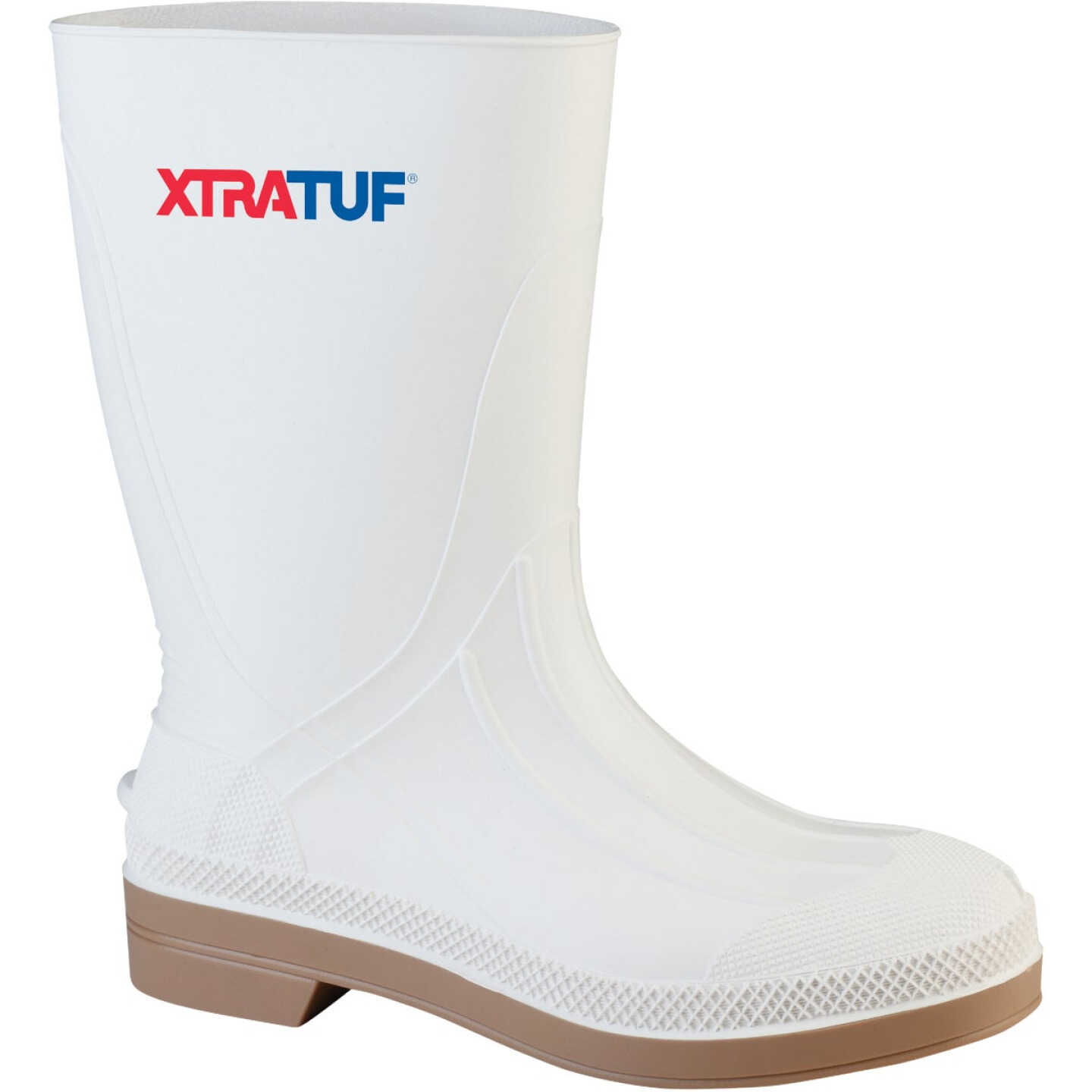 XtraTuf Men's Size 9 White PVC Shrimp Boot Image 1