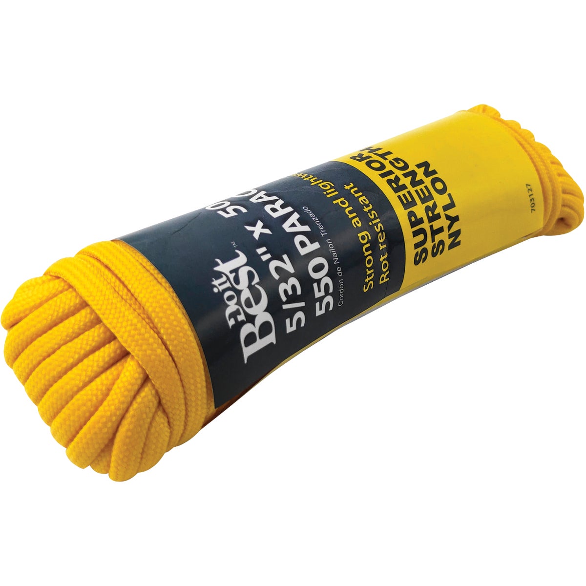Do it Best 550 5/32 In. x 50 Ft. Yellow Nylon Paracord Image 2