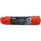 Do it Best 1/4 In. x 100 Ft. Orange Braided Reflective Polypropylene Packaged Rope Image 1