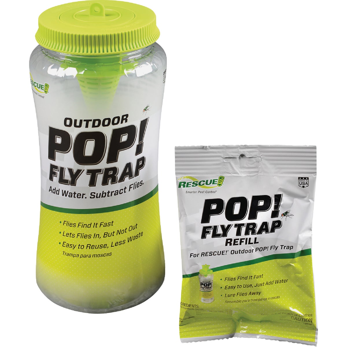 Rescue Pop Reusable Outdoor Fly Trap Image 7