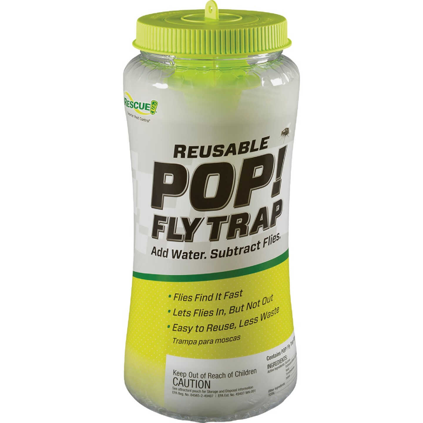 Rescue Pop Reusable Outdoor Fly Trap Image 1