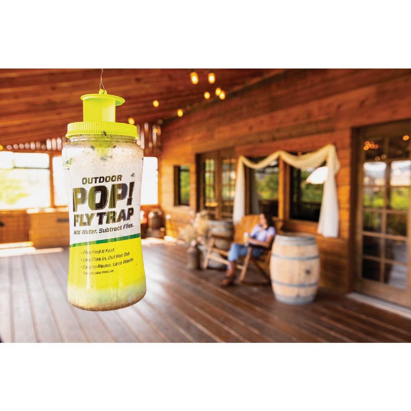 Rescue Pop Reusable Outdoor Fly Trap Image 3