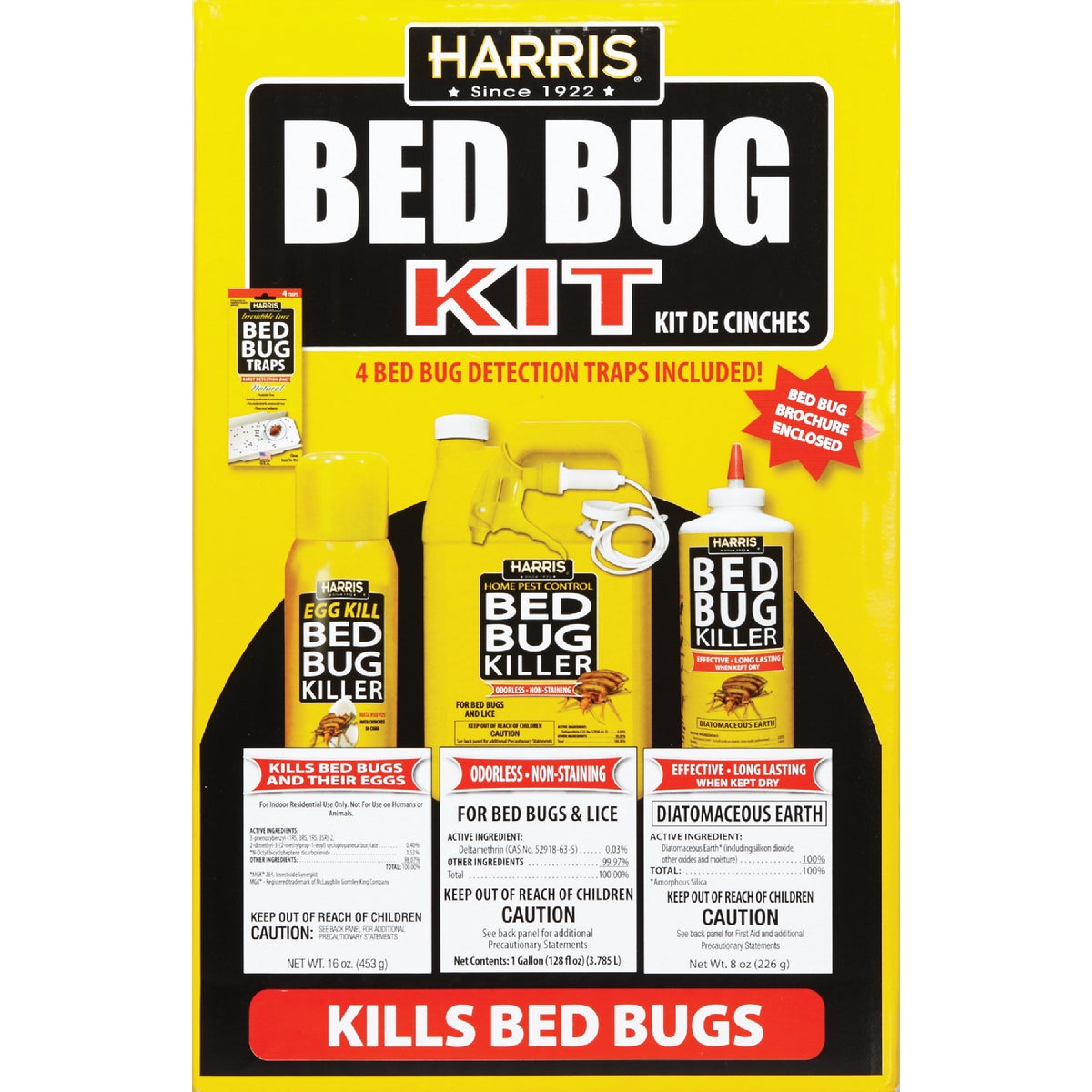 Harris Value Pack Various Application Bedbug Killer Kit Image 2