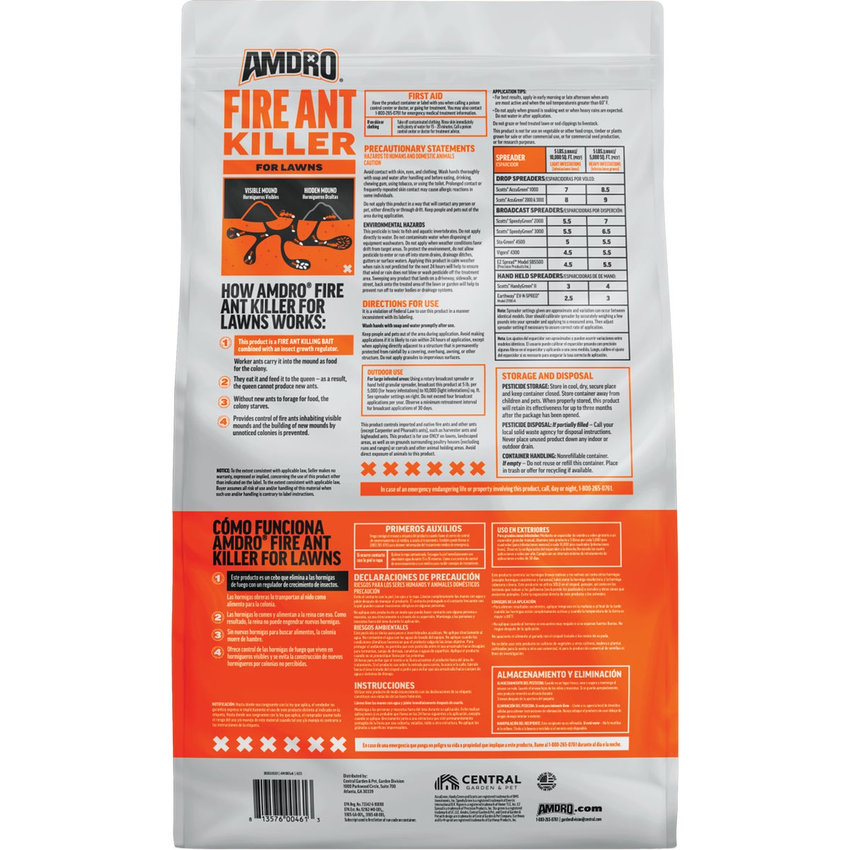 Amdro 5 Lb. Ready To Use Granules Fire Ant Killer Yard Treatment Image 7