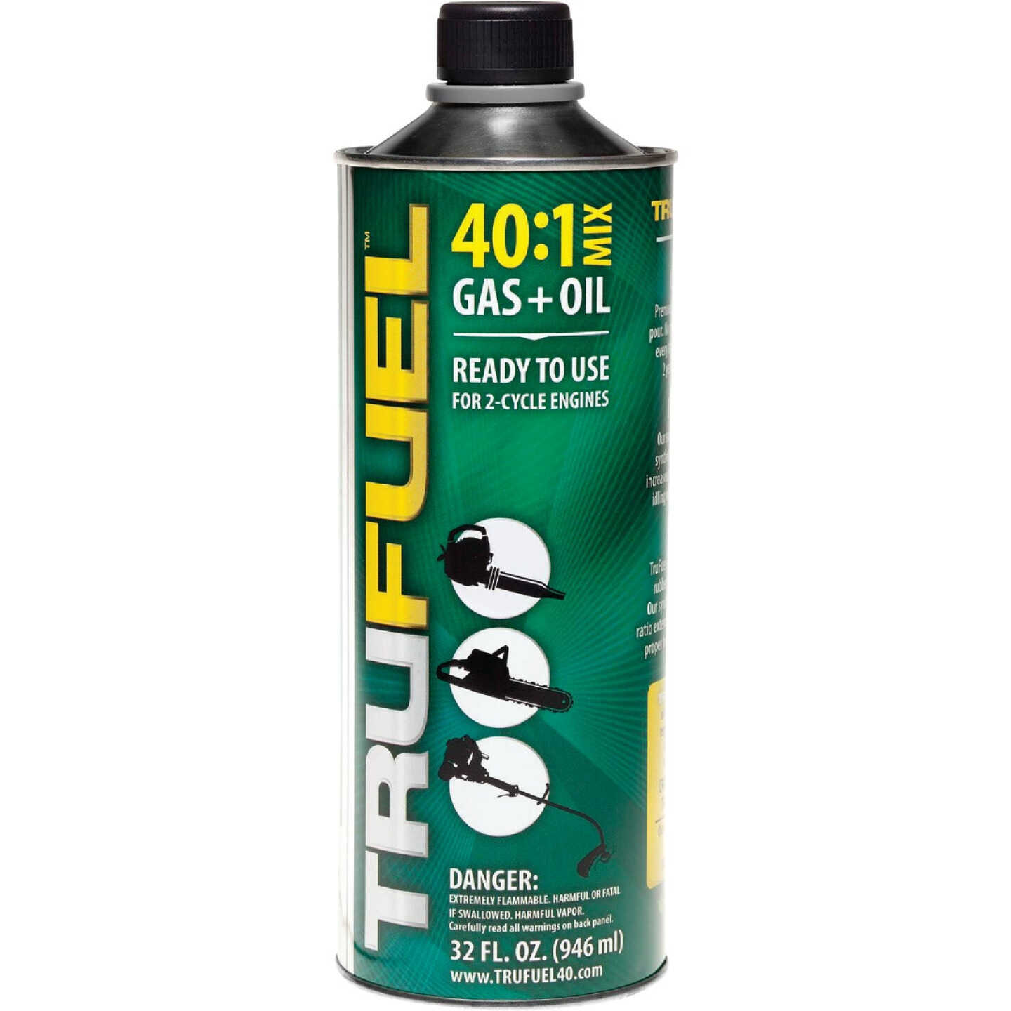 TruFuel 32 Oz. 40:1 Ethanol-Free Small Engine Fuel & Oil Pre-Mix Image 1