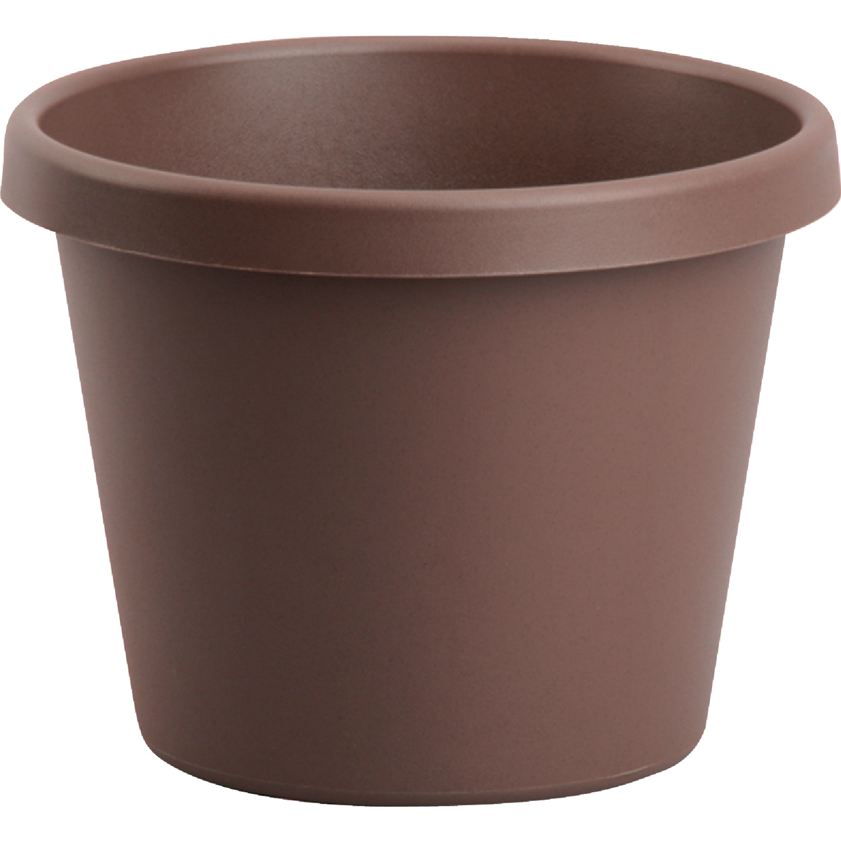 Bloem 6 In. Dia. Chocolate Poly Classic Flower Pot Image 1