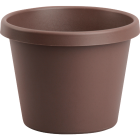 Bloem 6 In. Dia. Chocolate Poly Classic Flower Pot Image 1