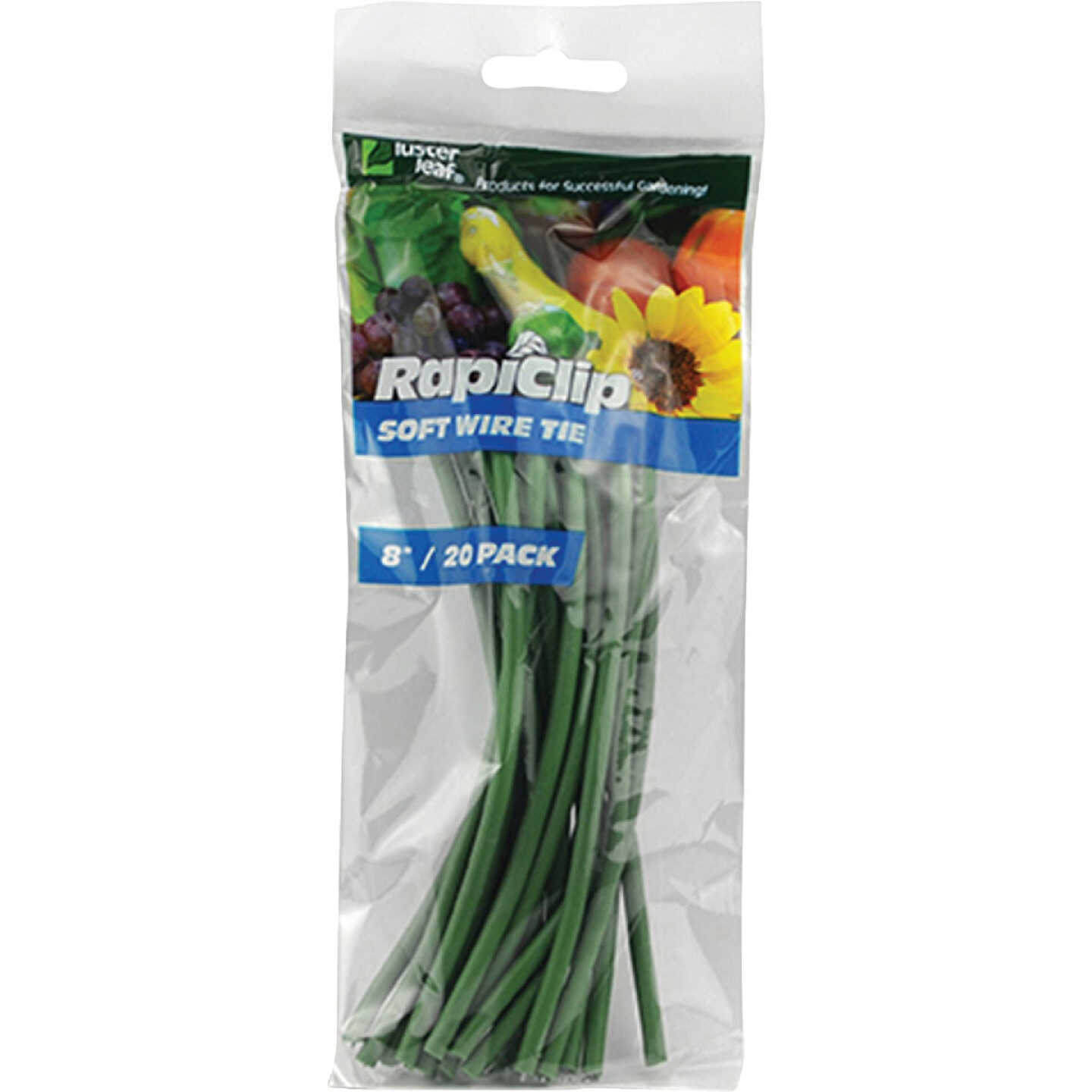 Rapiclip 8 In. Green Soft Wire Plant Tie (20-Pack) Image 1