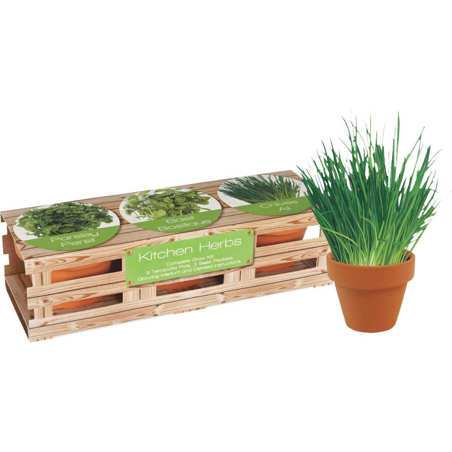 3PC TRIO KITCHEN HERB Image 5