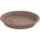 Bloem 6 In. Chocolate Poly Classic Flower Pot Saucer Image 1
