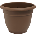 Bloem Ariana 8.8 In. H x 8 In. Dia. Plastic Self Watering Chocolate Planter Image 1