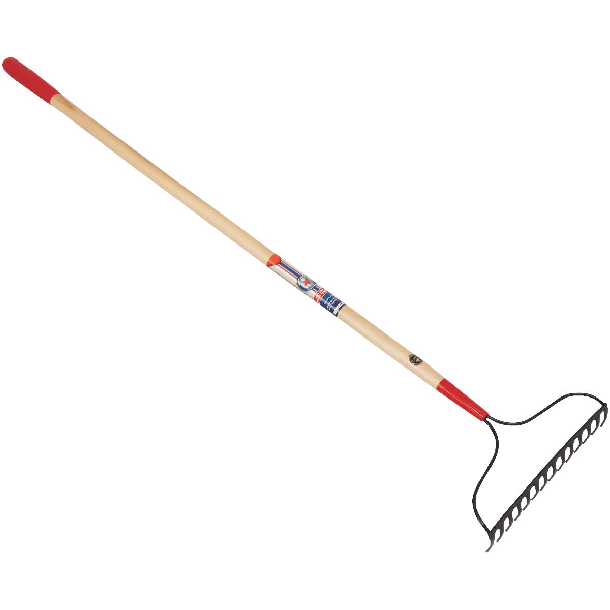 True American 51 In. Wood Handle 14-Tine Bow Garden Rake