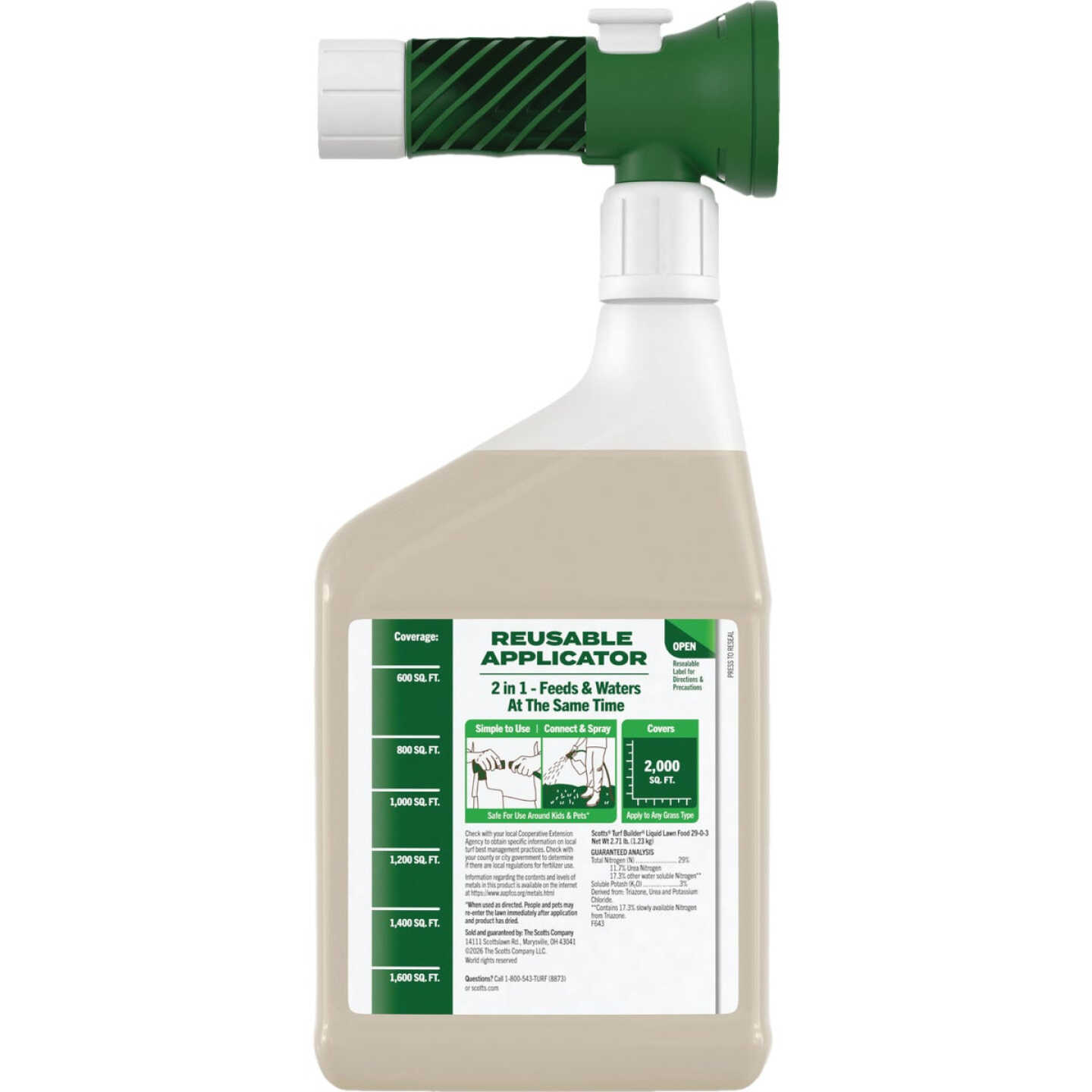 Scotts Turf Builder 32 Oz. 2000 Sq. Ft. Liquid Lawn Food Image 2