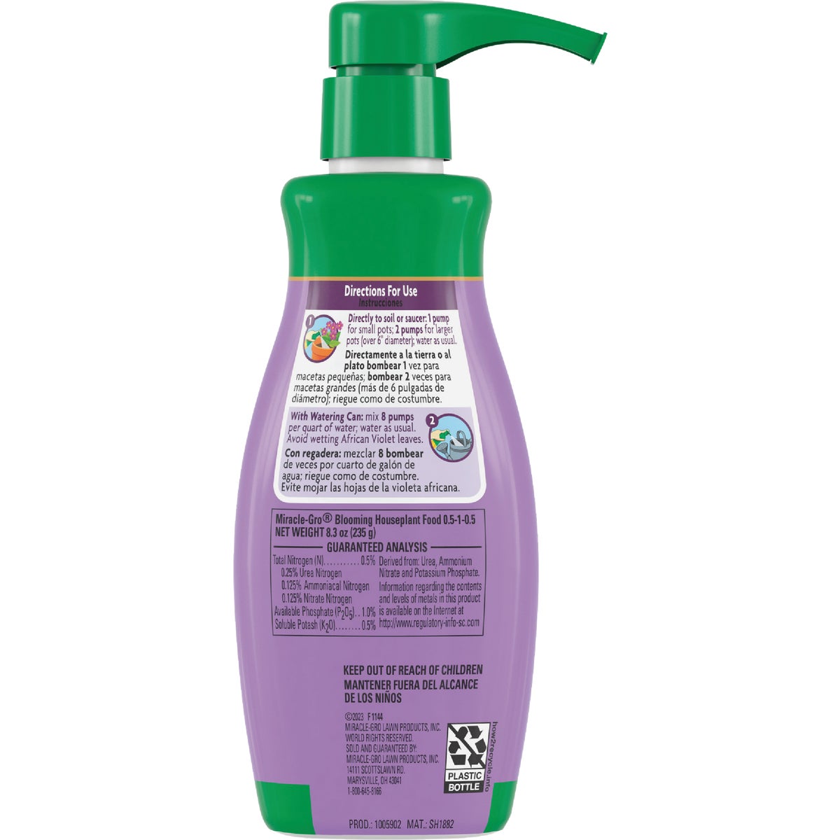 Miracle-Gro 8 Oz. Blooming Houseplant Food Image 2