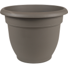 Bloem Ariana 10 In. Plastic Self Watering Charcoal Planter Image 1