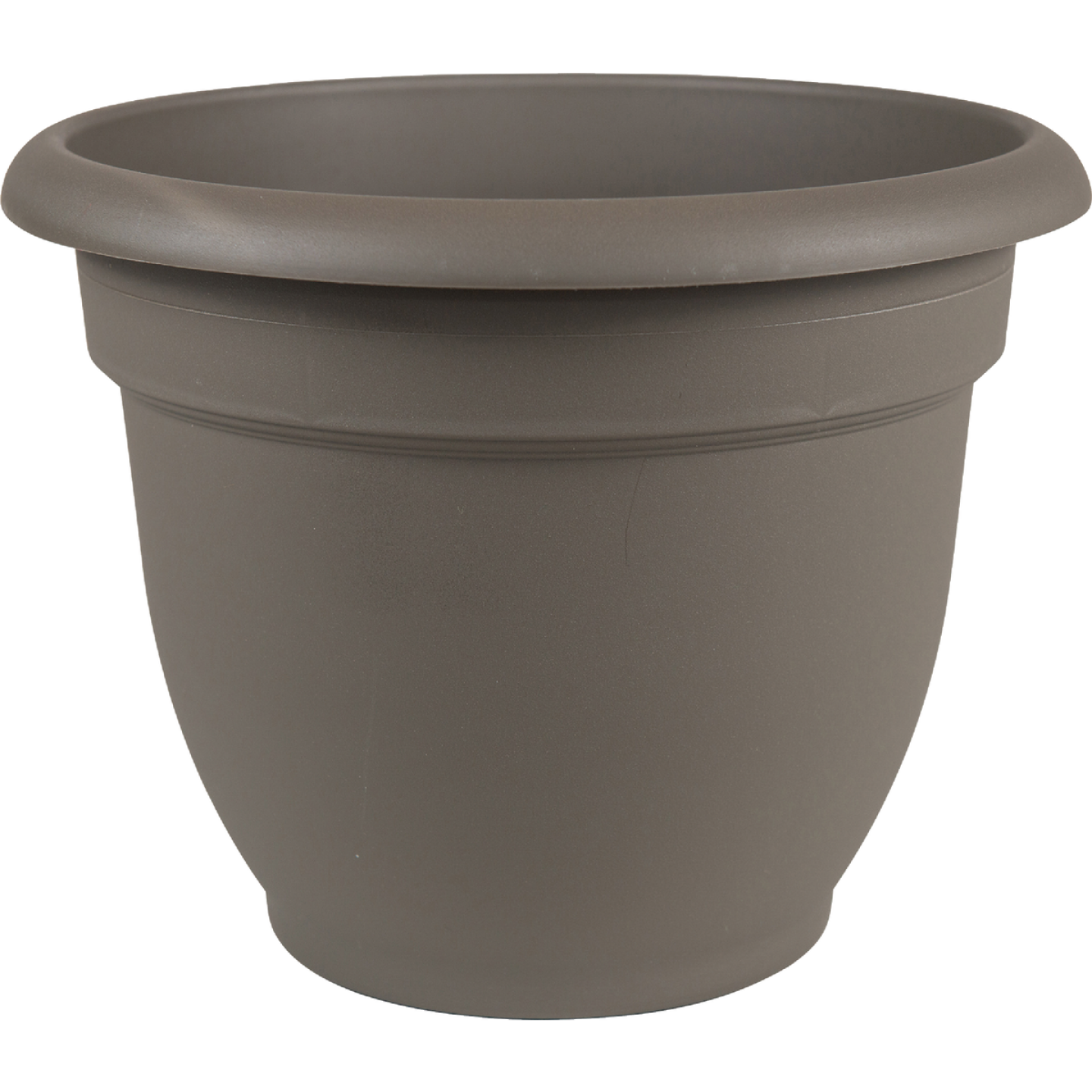 Bloem Ariana 10 In. Plastic Self Watering Charcoal Planter Image 1