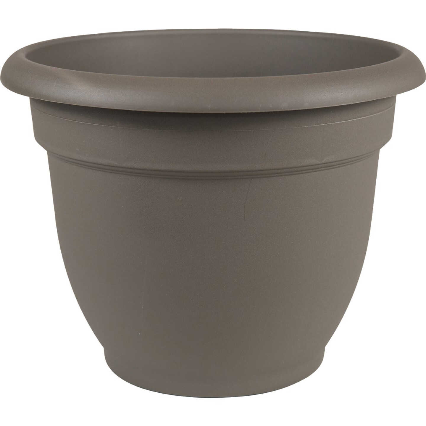 Bloem Ariana 12 In. Plastic Self Watering Charcoal Planter Image 1