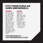 Oregon M66 SpeedCut Saw Chain for 16 in. Bar - 66 Drive Links - fits Echo, Husqvarna and Jonsered, Craftsman, Makita and others Image 6