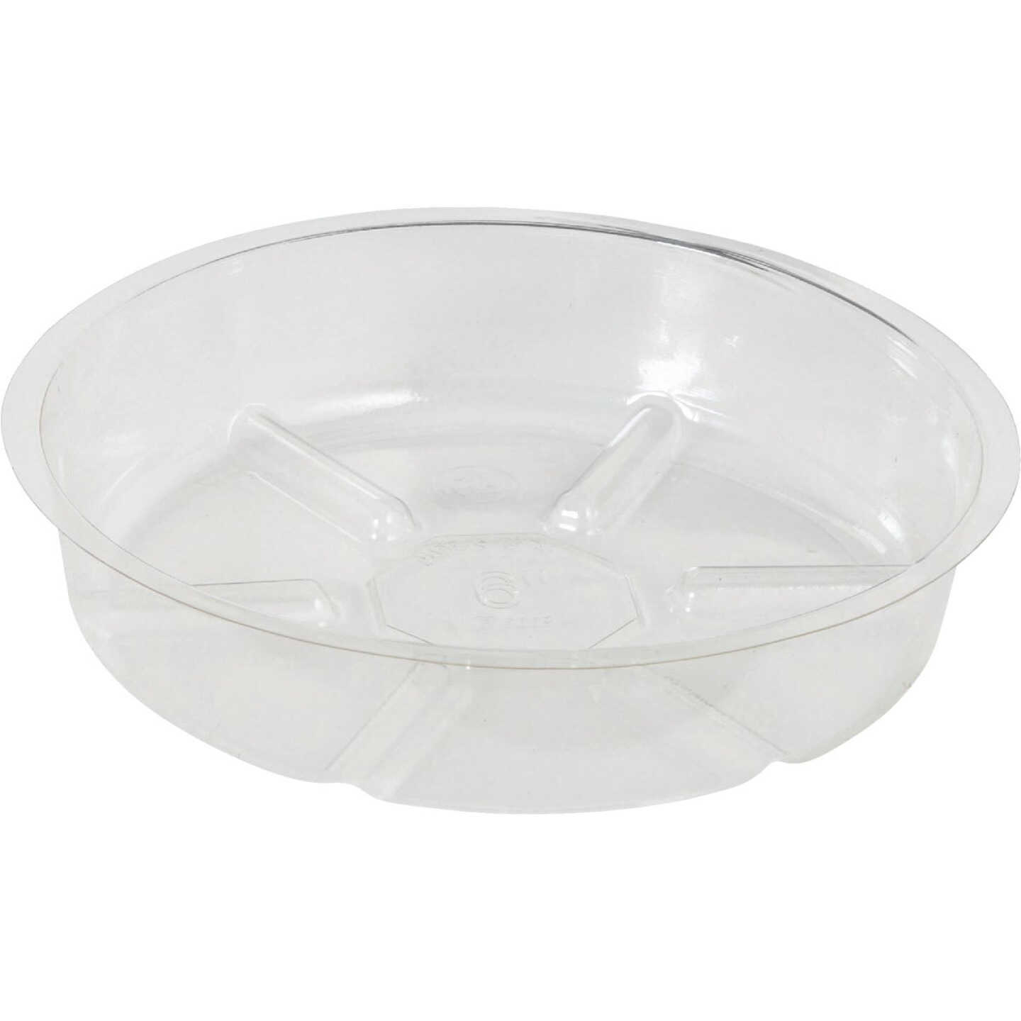 Best Garden 6 In. Clear Vinyl Flower Pot Saucer Image 1