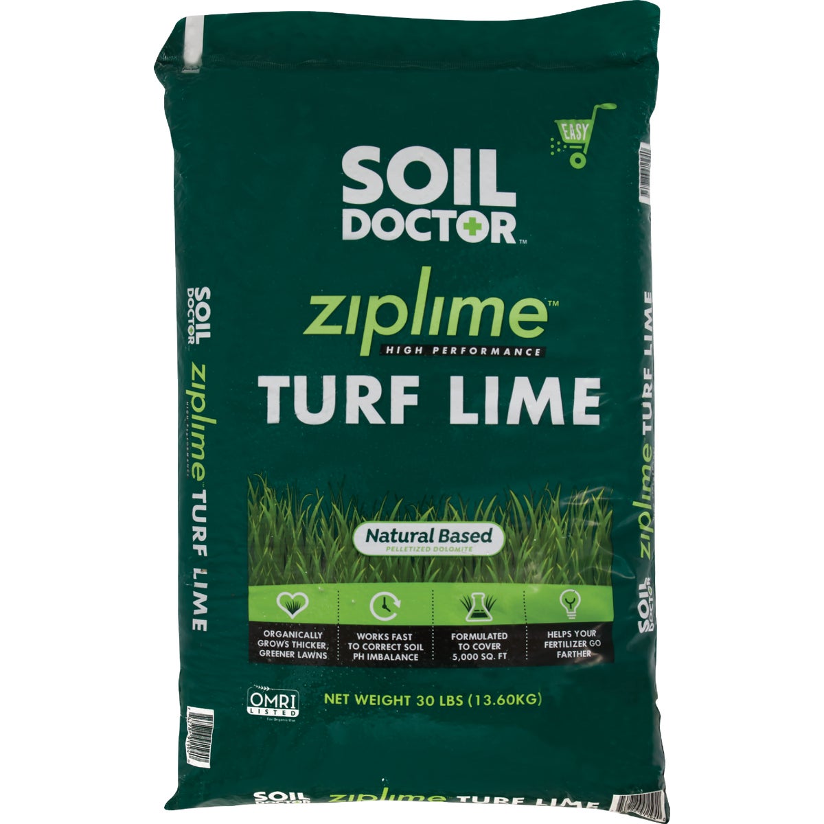 Soil Doctor Ziplime 30 Lb. Pelletized Turf Lime