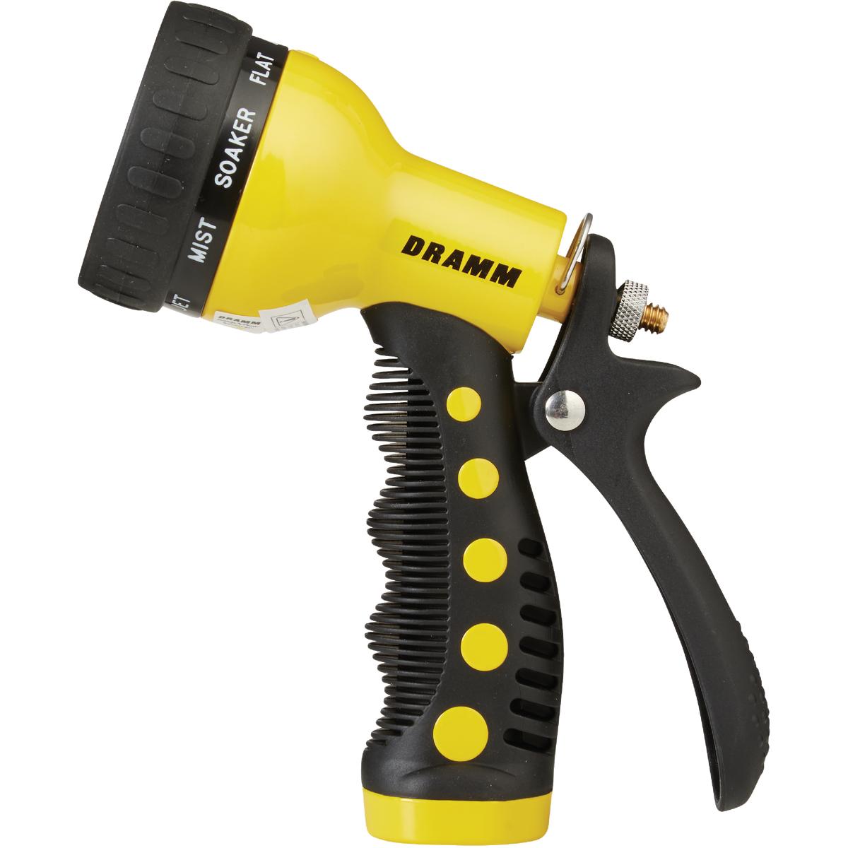 Dramm Heavy-Duty Metal 9-Pattern Nozzle, Yellow Image 2