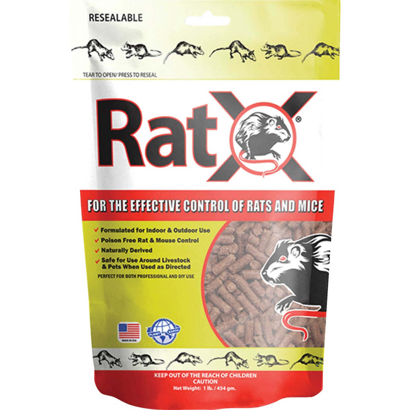 RatX Pellet Rat And Mouse Killer, 1 Lb. Image 1
