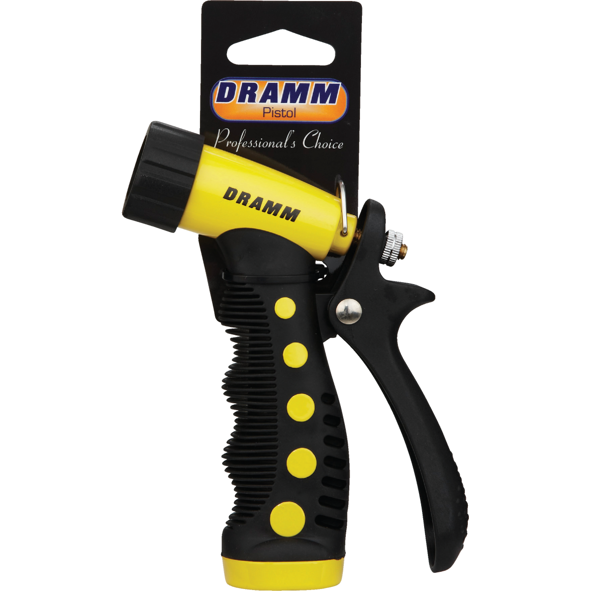 Dramm Heavy-Duty Metal Pistol Nozzle, Yellow Image 2
