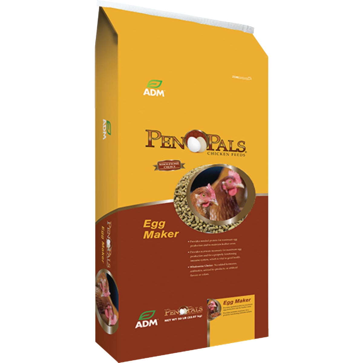 ADM Pen Pals 50 Lb. Egg Maker Chicken Feed Crumble