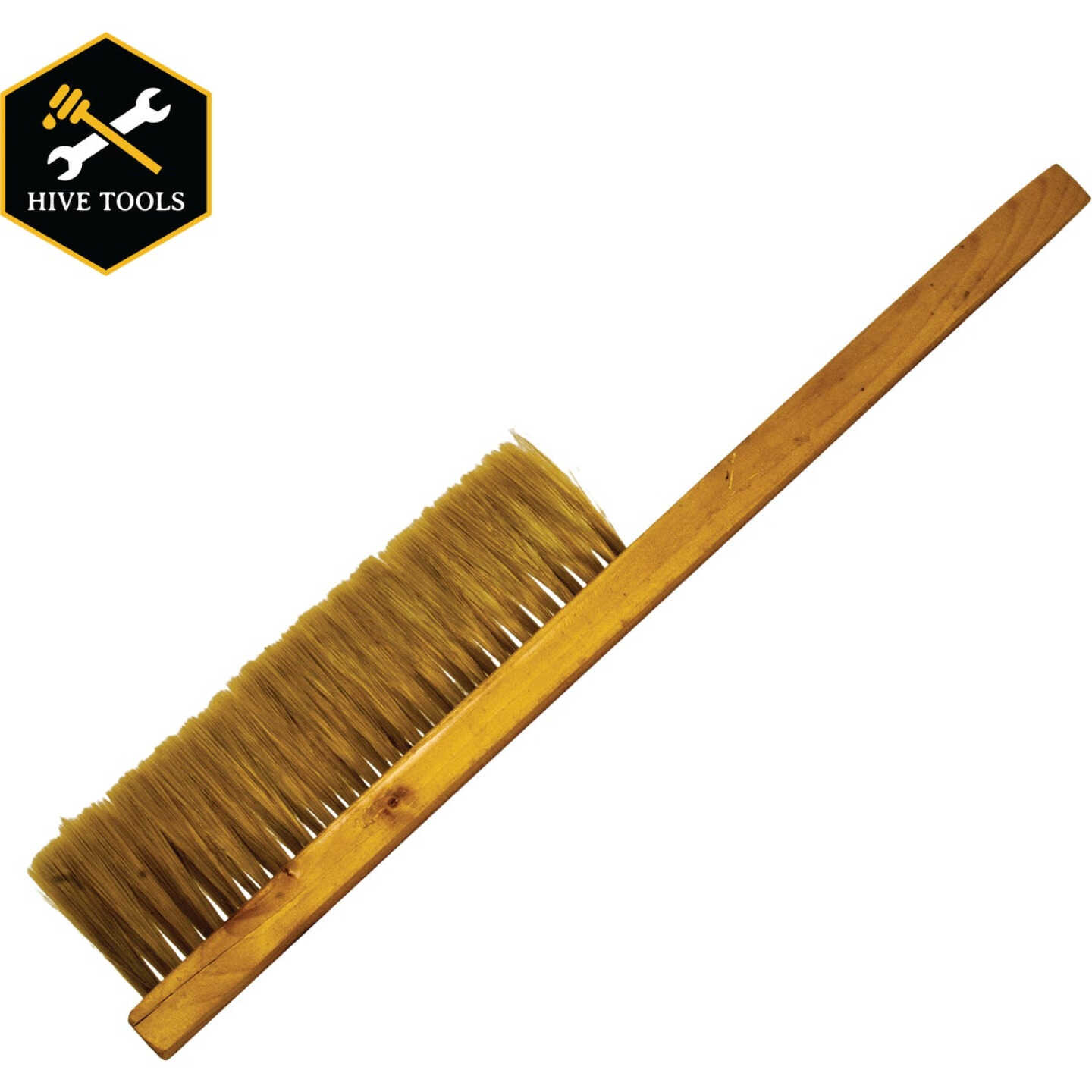 Harvest Lane Honey Wood Handle Beekeeping Brush Image 1