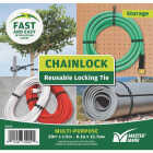Master Mark 1/2 In. W. x 20 Ft. L. Plastic Black Chainlock Tree Support Image 2