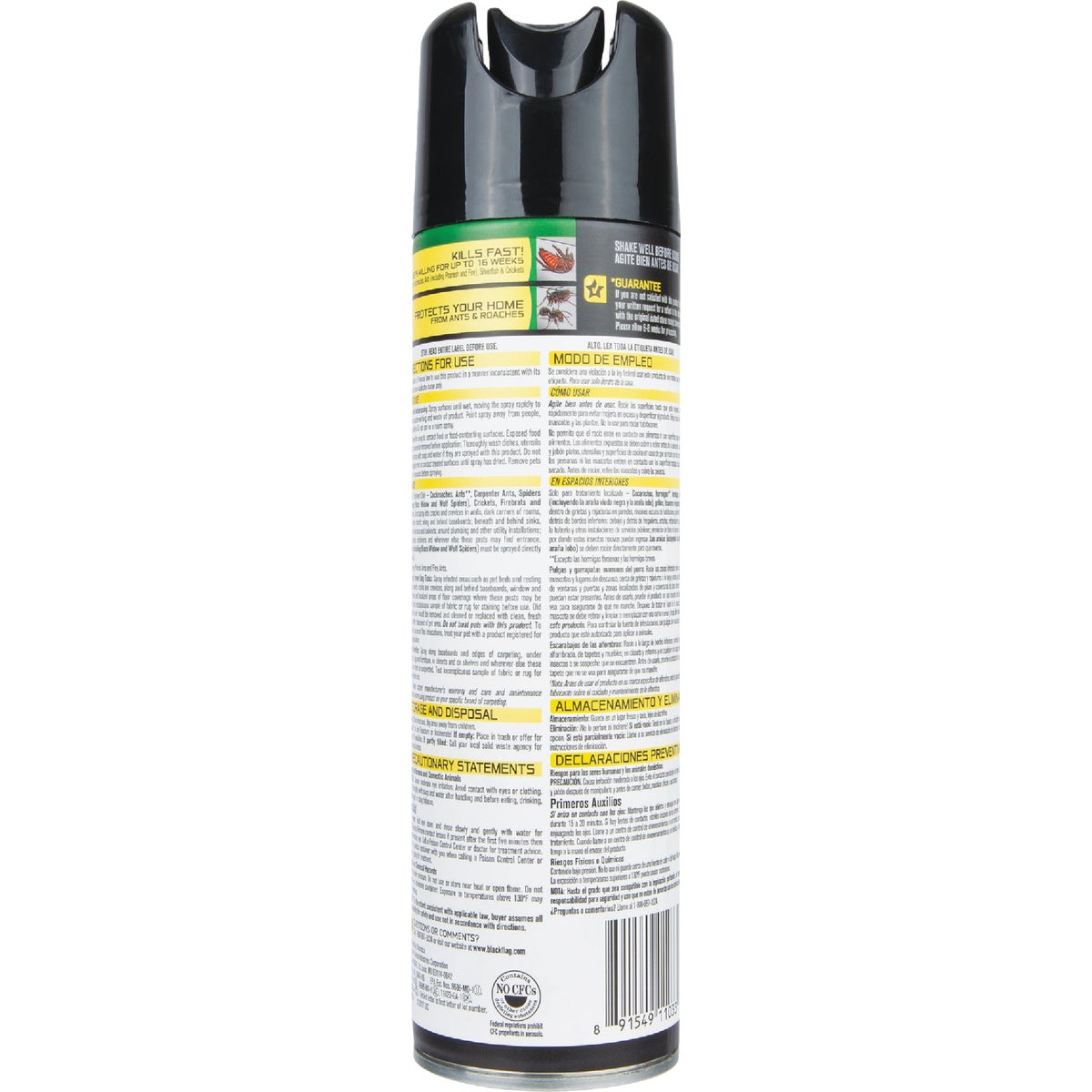Black Flag 17-1/2 Oz. Spring Fresh Aerosol Spray Ant & Roach Killer Image 2