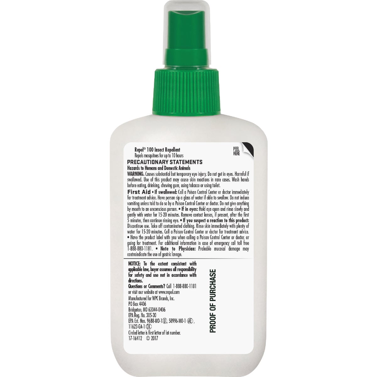 Repel 100 4 Oz. Insect Repellent Pump Spray Image 2