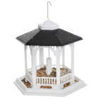 Cherry Valley White Plastic 10 Lb. Capacity Gazebo Bird Feeder Image 4