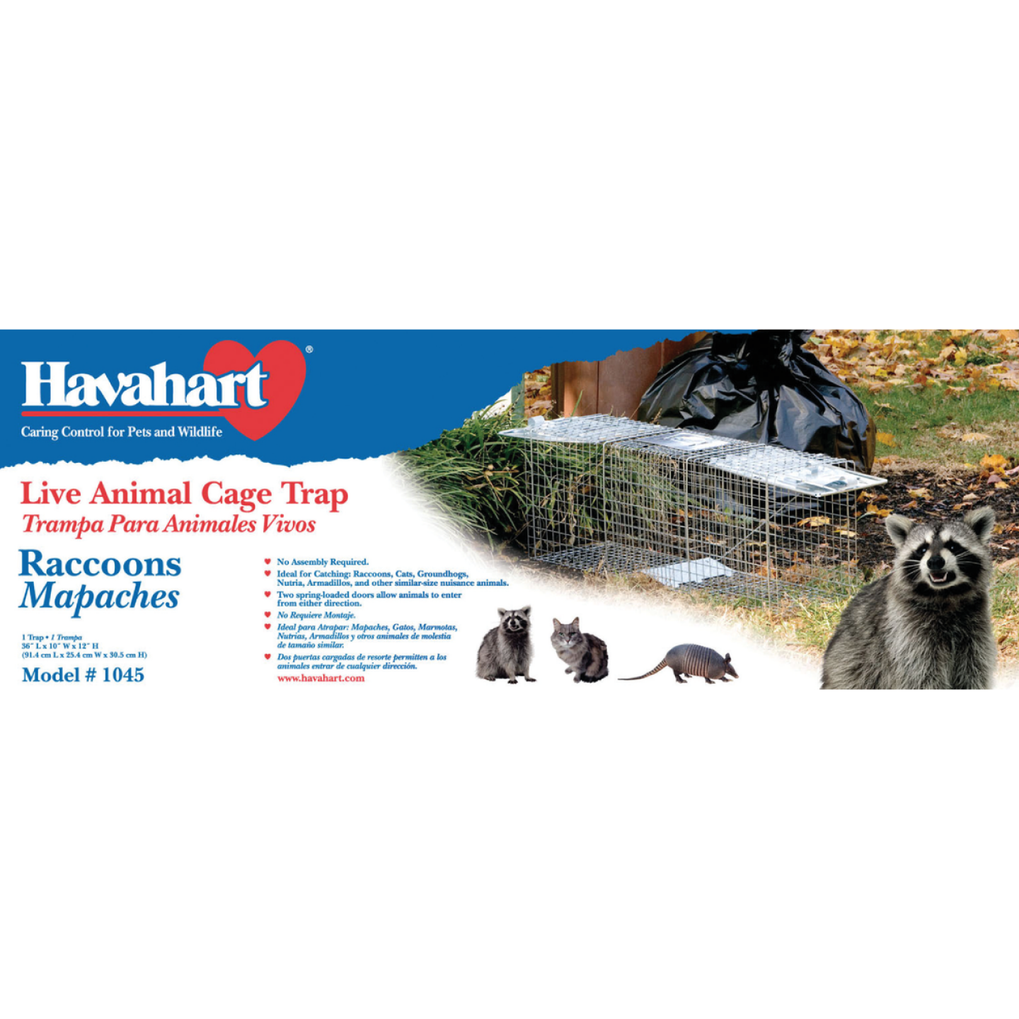 Havahart Galvanized Steel 36 In. 2-Door Large Animal Trap Image 2