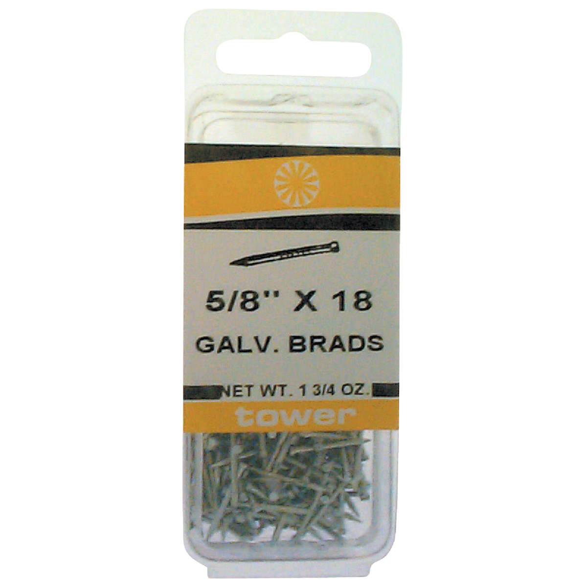Hillman Anchor Wire 5/8 In. 18 ga 1.75 Oz. Galvanized Wire Brad Image 2