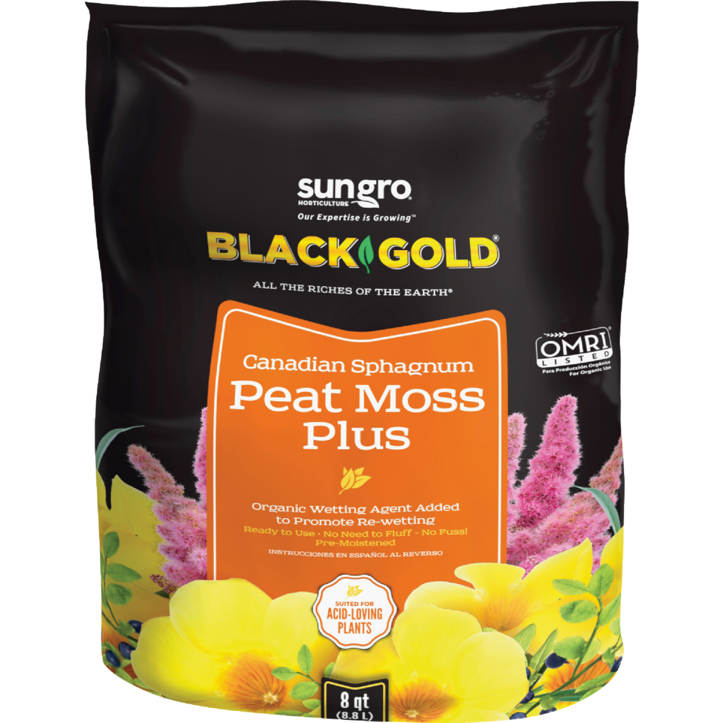 Black Gold 3 Lb. 8 Qt. Sphagnum Peat Moss Plus Image 1