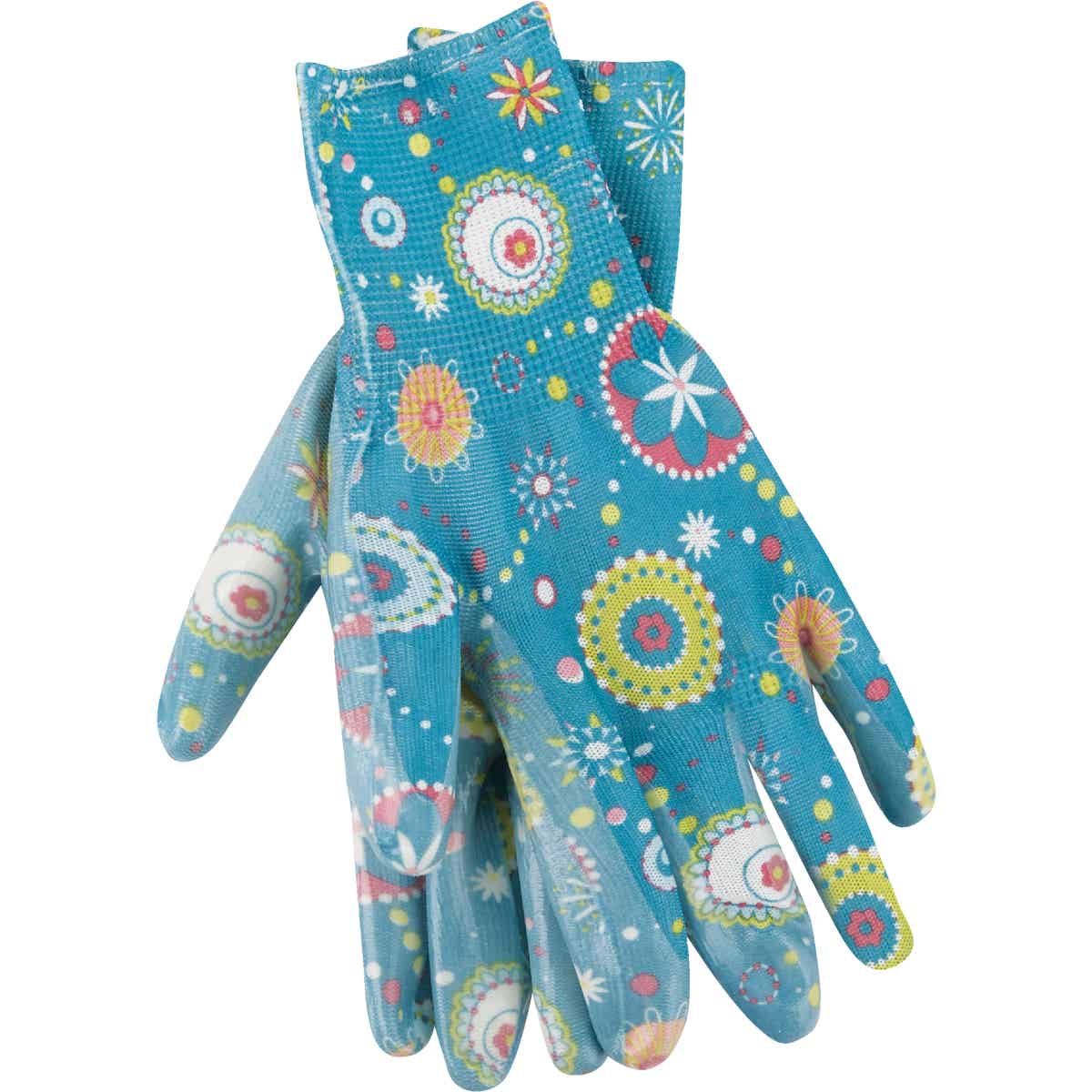 Best Garden Accent Women's 1 Size Fits All Nitrile Coated Garden Glove Image 2