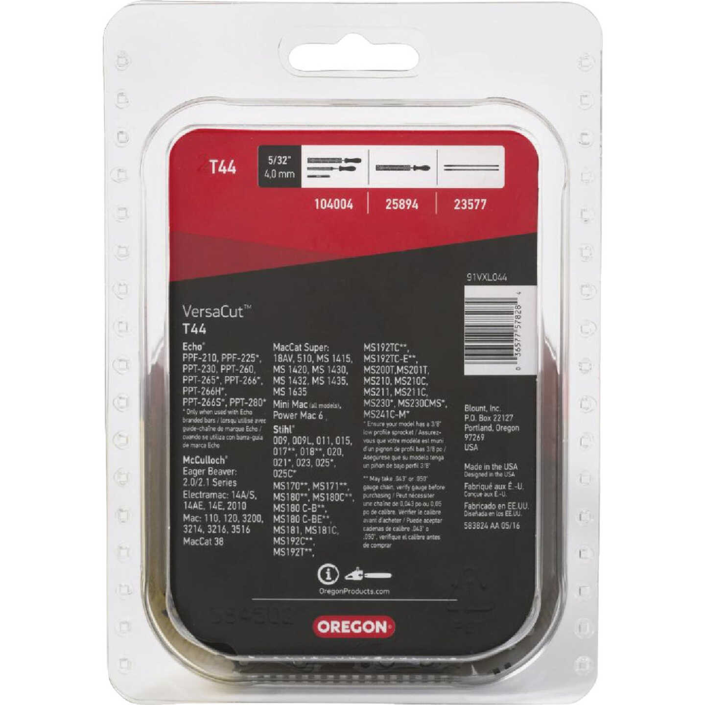 Oregon T44 VersaCut Saw Chain for 12 in. Bar - 44 Drive Links - fits Echo, Stihl, McCulloch, Remington, Poulan and more Image 4