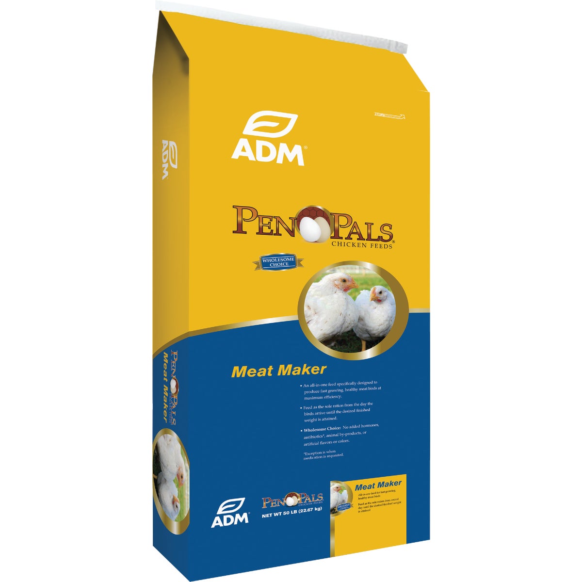 ADM Pen Pals 50 Lb. Meat Maker Chicken Feed
